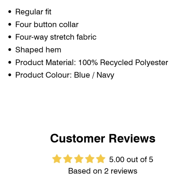 NWT Sleeveless Polo Shirt - Picture 9 of 9